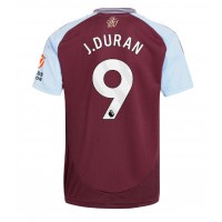 Maglia Calcio Aston Villa Jhon Duran #9 Prima Divisa 2024-25 Manica Corta